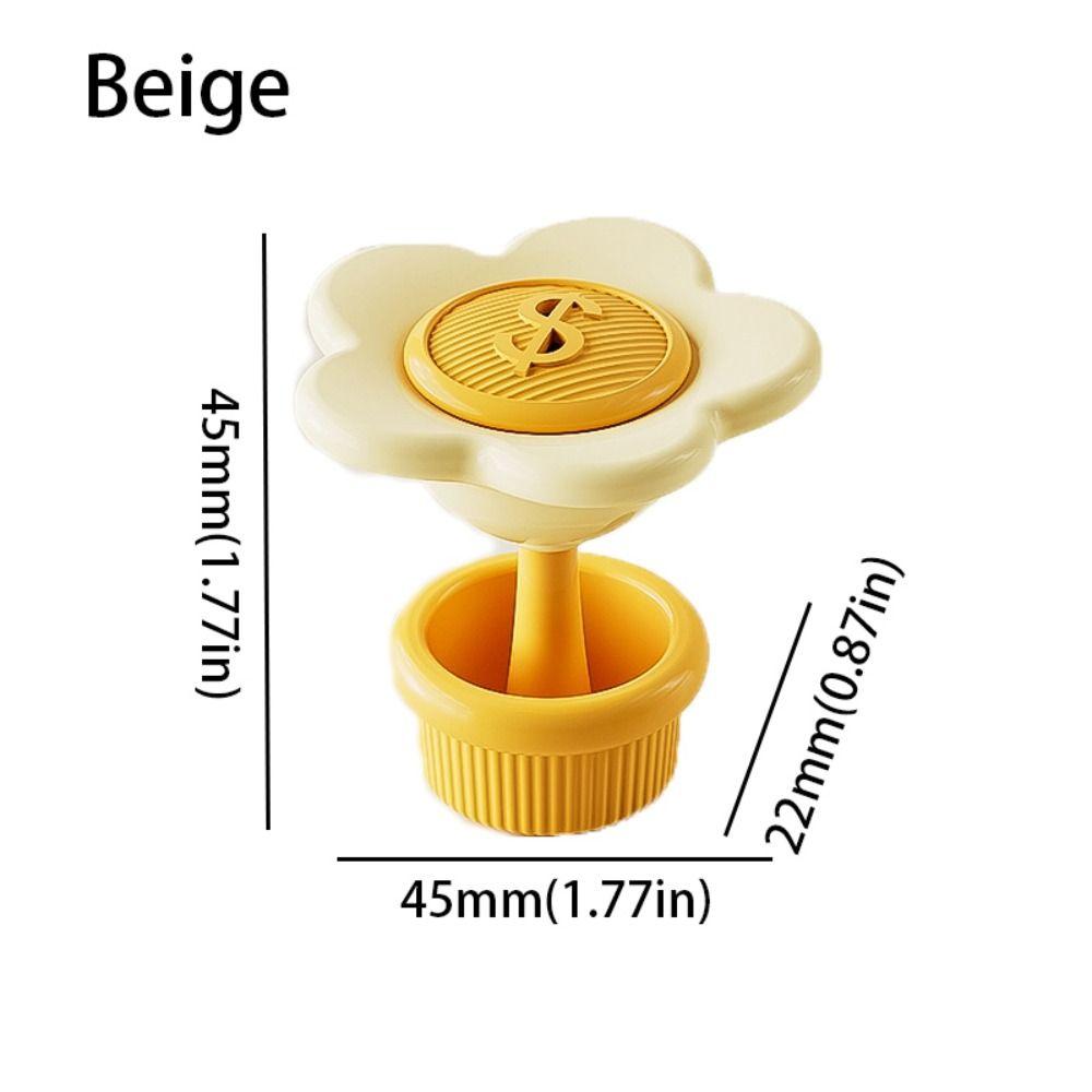Top Push Button Toilet Flusher Flower Shape Toilet Press Button Toilet Lid Lifter Home Use