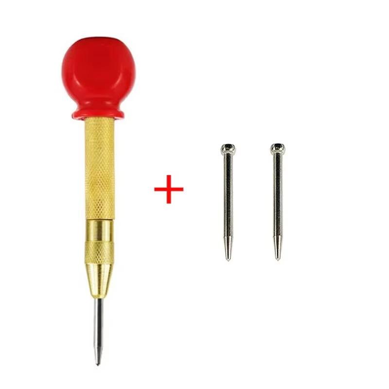 Automatic Center Punch Non-Slip Metal Punch Woodworking Tool Hand Tool For Wood Metal Steel Aluminum