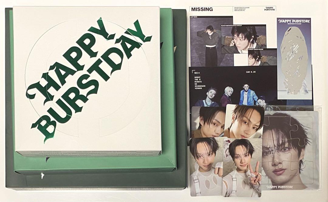 

[USED] Opened Seventeen Happy Burstday 3-piece set + Jun