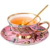 Bone China Creative Coffee Cup Saucers Set for English Afternoon Tea Party Home Decoration Mug Drinking Set
