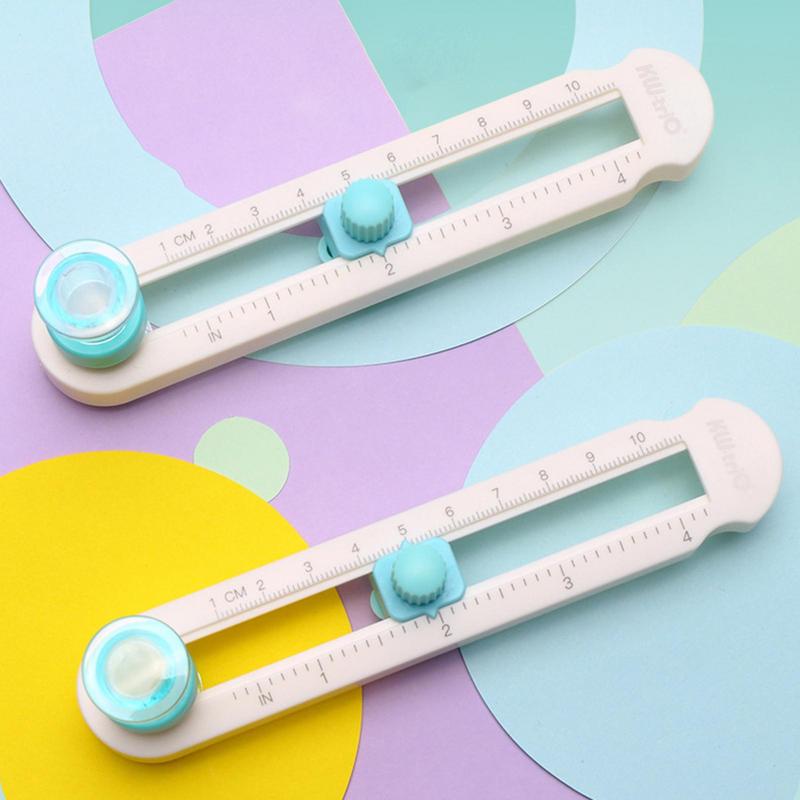 Craft Circles Cutter Paper Trimmer Tool For Round Crafts Supplies Easy To Read Clear Scale And Rotary Circles Cutter For DIY