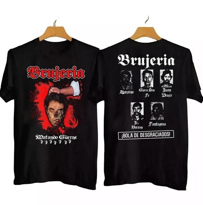 

Новая Brujeria - Matando Gueros Подарок для фанатов Унисекс S-5XL Футболка BI04_385 Унисекс Футболка Графическая футболка XXXXL