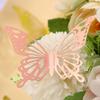 12 Pcs 3D Butterfly Wall Decor 3 Sizes Removable Hollow Mural Stickers for Bedroom Living Room Birthday Party Cake Decoration