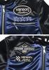 By Our Riders One Star Embroidery Patch Bonding Riders Jacket Navy X [Banson] [Custom-ordered Store] & JFV-801-DNAVY-BLACK (XXL, D. Black)
