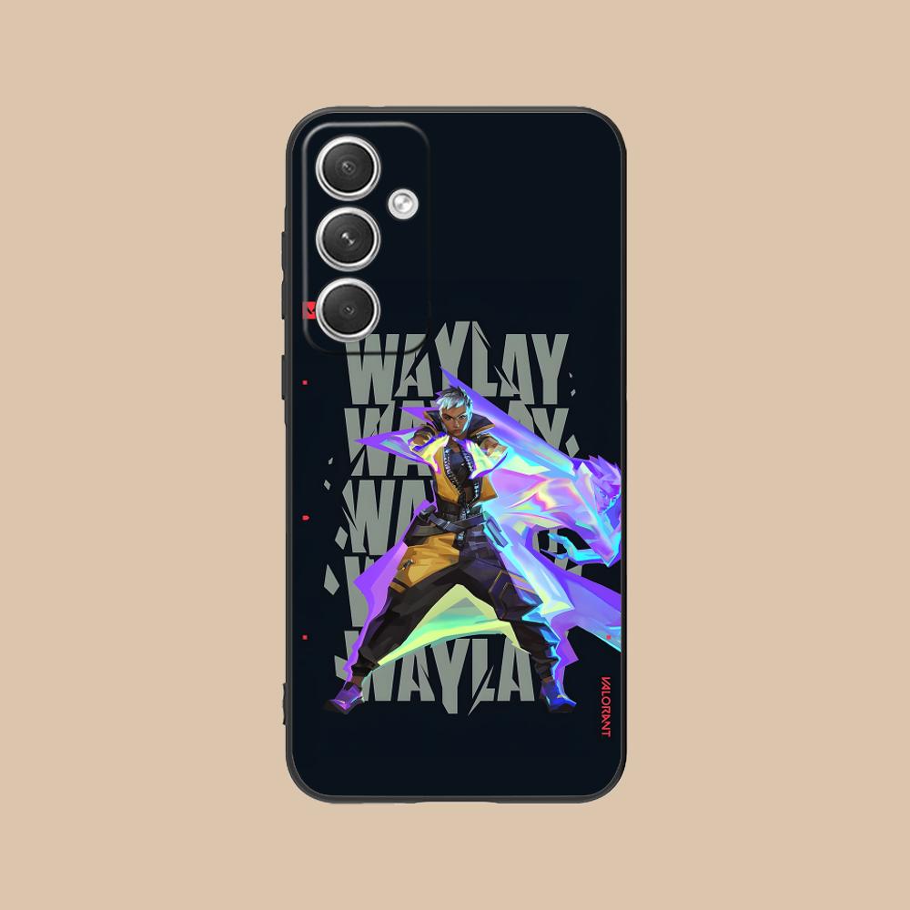 Valo Waylay Phone Case for Samsung Galaxy S26 S25 S24 S23 S22 S21 S20 Note20 Plus FE Ultra Soft TPU Shockproof Cover