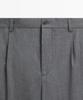 Masimodutti Cool Wool Blend Pintuck Pants