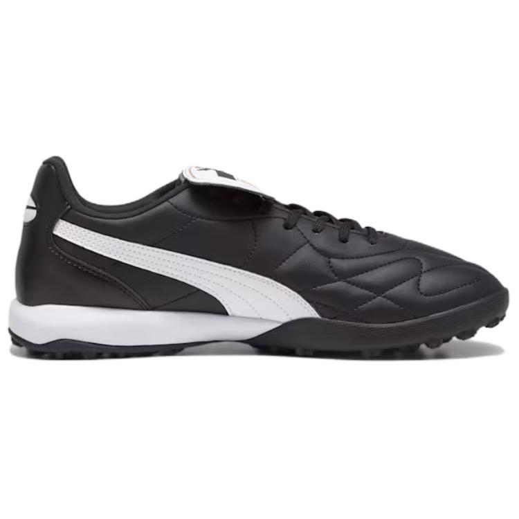 Puma King Artificial Turf TT (Rubber Studs) Shock Absorbing Durable Football Shoes Unisex Football Shoes Black 107417-01