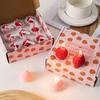 9-piece Set Strawberry Candle Strawberry Shaped Aromatherapy Candle Simulated Fruit Birthday Souvenir Fragrance Ornament