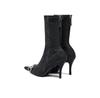 Diesel 95 Mm D-Venus Ankle Boots Y03413P6078, Black