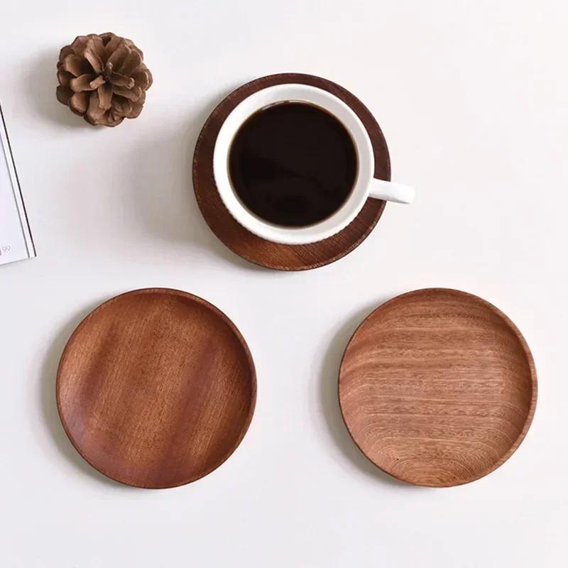 Japanese Rectangular Dinner Plate Walnut Wooden Tray Ins Wind Small Wooden Plate