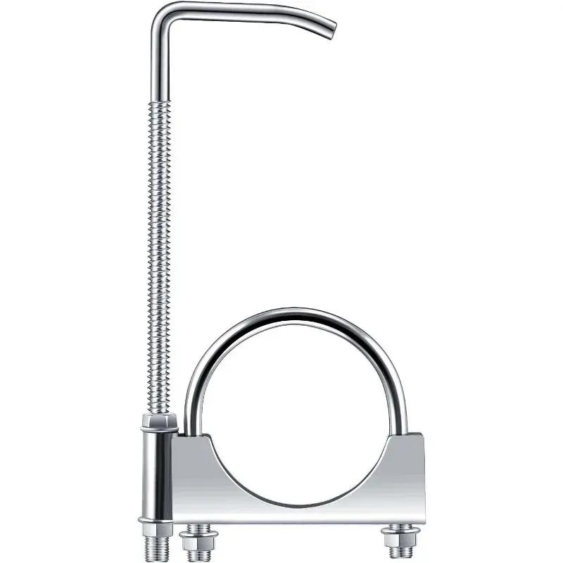 Automobile Exhaust Clamp Hook 2.5Inch/3Inch Exhaust Clamp with Hanger Exhaust Clamp Clamp with Hanger Rear Muffler Hanger