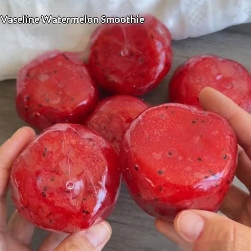 Handmade Watermelon Slushy Toy Soft Slow Rebound Squeeze Toy Realistic Fruit Model Stress Relief Adult Gift