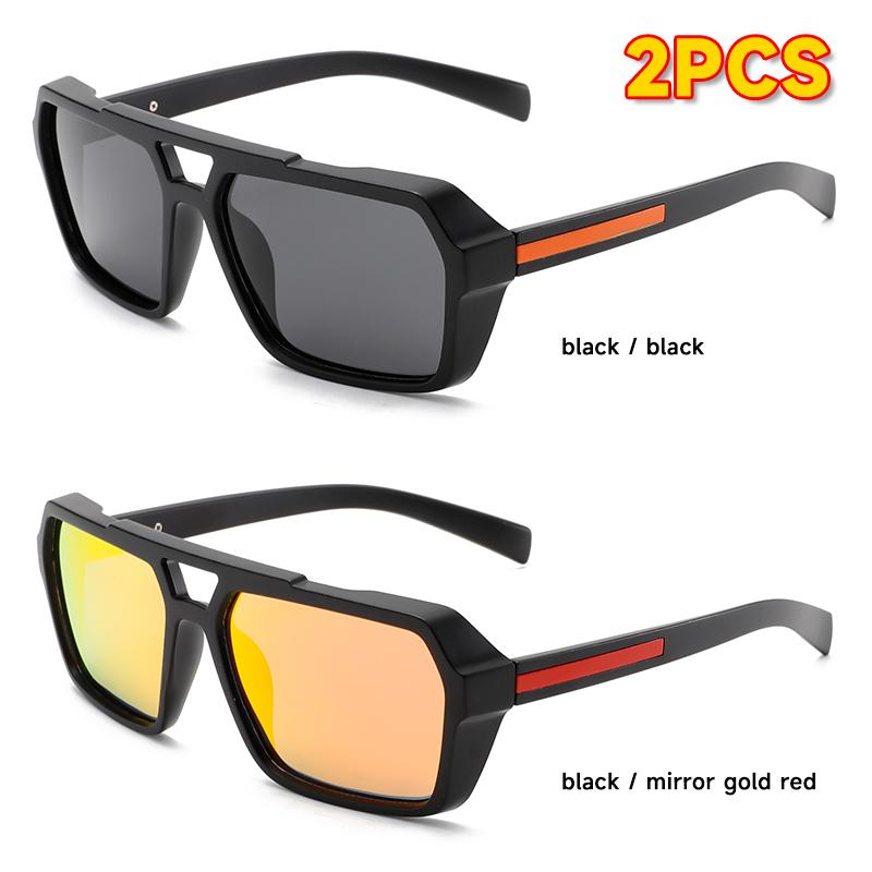 New High Quality Hd Polarized Sunglasses Men Driving Sunglass Men Uv400 Brand Designer Eyewear Mirror Lenses Retro Shades
