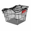 Rear Bike Basket with Reflector Large Capacity for Grocery Shopping