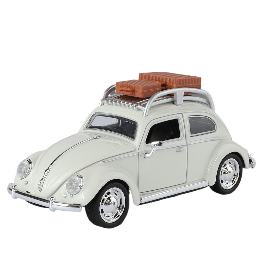 1/32 Beetle 1995 Classic Car Alloy Car Model Sound and Light Pull Back Children's Toy Collectibles Birthday Gift
