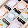 30 Blätter/Packung Cartoon Haftnotizen Kawaii Pinguin Schwein Bär Katze Notizzettel Aufkleber Schülergeschenke Schreibwaren Schulbürobedarf