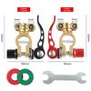 Universal 2Pcs 24V 12V Quick Release Battery Terminals Clamps Car Top Post for Caravan Boat Motorcycle Car Car Accessories