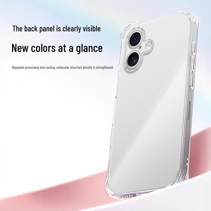 Apple 17 Airbag Drop-Proof Transparent TPU Phone Case for 17AIR/17Pro/17ProMax