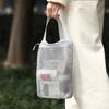 1pc Breathable Mesh Toiletries Storage Bag with Zipper Portable Multi-compartments Pen Pouches Travel Cosmetic Bag for Women Men