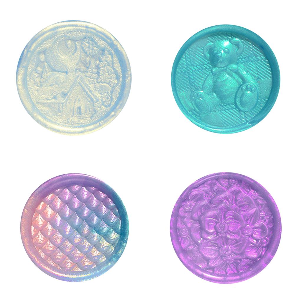 100 Pieces Octagon Sealing Wax Beads Glitter Wax Sealing Beads for Wax Stamp Sealing Envelopes Invitations Wine Packages