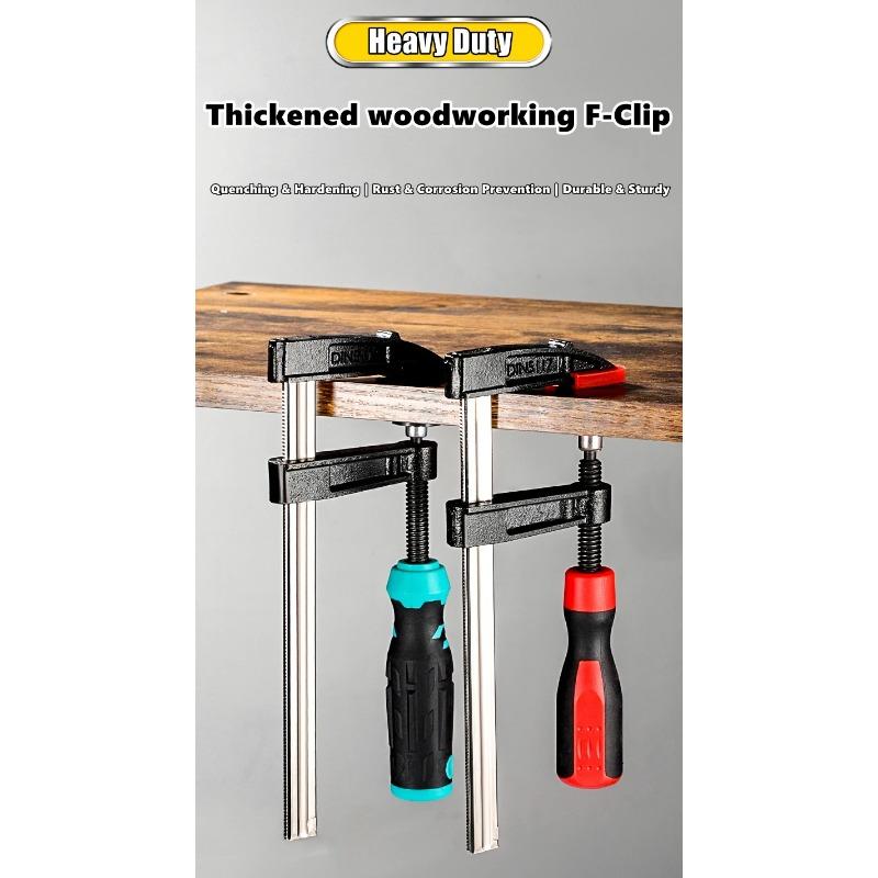 Heavy Duty F Clamp Quick Grip Bar Clamp Quick Release Woodworking Metal Fixing Clamp High Strength Carpentry Clamps Hand Tools