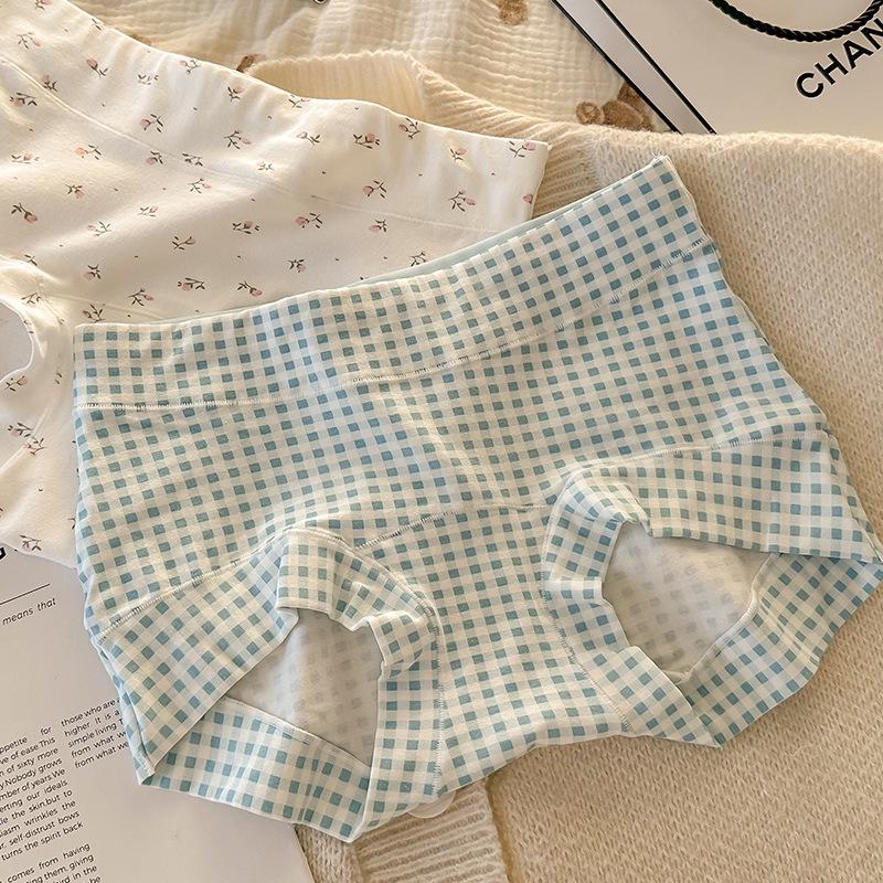 10A Antibakterielle Damen-Boxershorts aus reiner Baumwolle mit verlängertem Schritt, Übergröße, hautfreundlich, Baumwolle Klasse A.