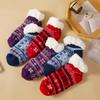 Damen Verdicken Winter Warm Rutschfeste Bodensocken Schnee Schlaf Teppich Hausschuhe Socken