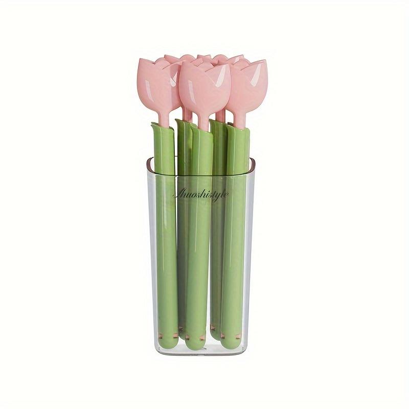 5pcs/set New Tulip Shape Sealing Clip Moisture-proof Magnetic Storage Box Sealing Clamp Multifunctional Fresh-keeping Clip