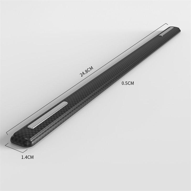 4pcs Car Accessories Bumper Corner Guard Cover Anti Scratch Protector Carbon Fiber Pattern Sticker
