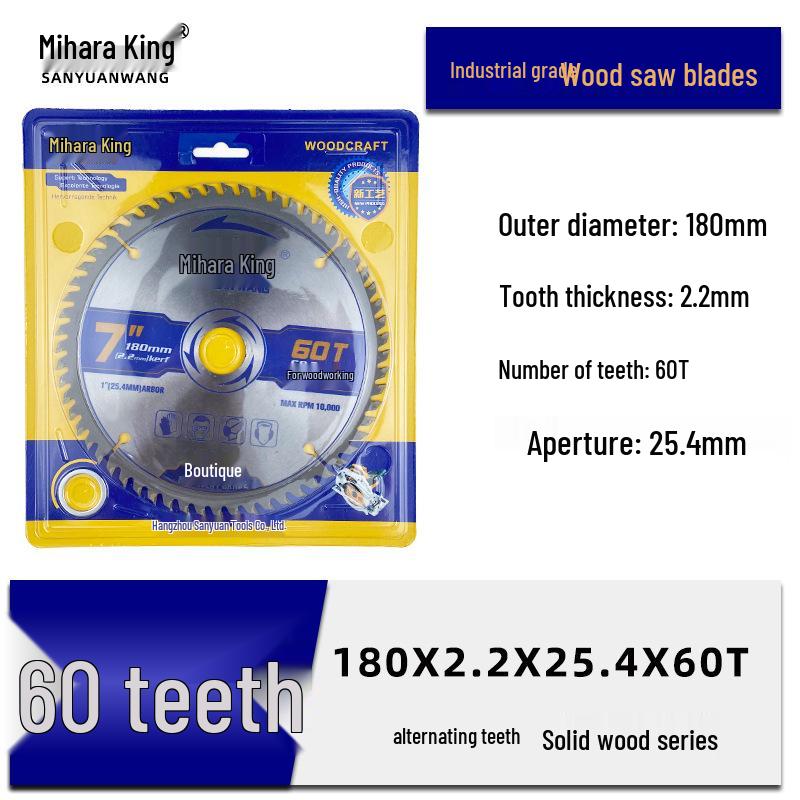 Woodworking Angle Grinder Saw Blade - Alloy Cutting Disc for Wood, Sizes 4/5/7/9 inch