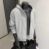Zipper Short Vibe High Street Hooded Men's Sweater Trendy Brand 2025 Fashion Blockbuster Sweater