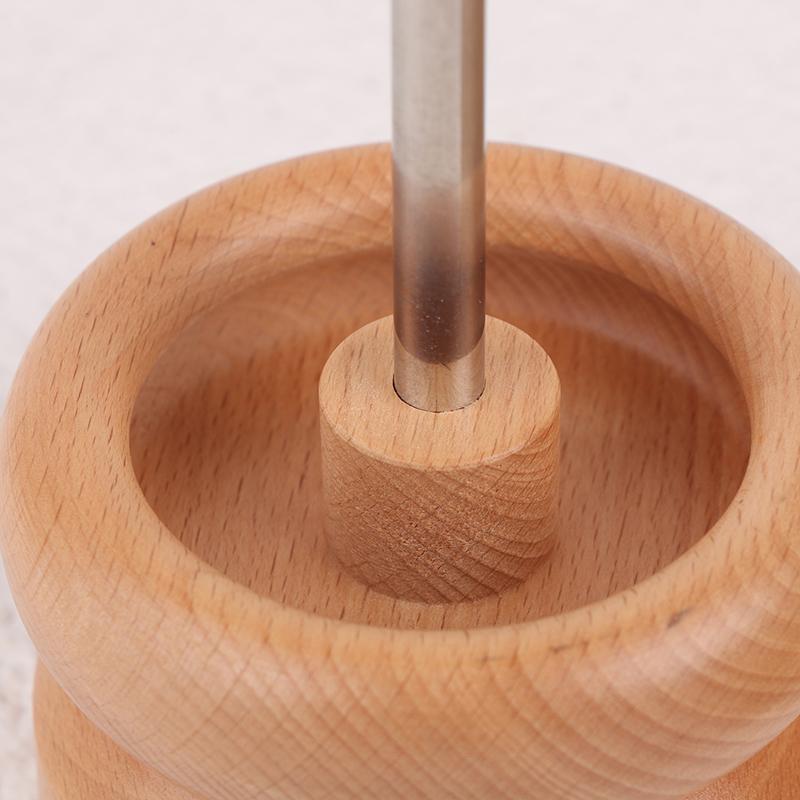 Bead Spinner 2 Curved Spinning Beading Bowl Stringing Bead Loader Manual Wood String Seed Bead Spinner Quickly Jewelry Making