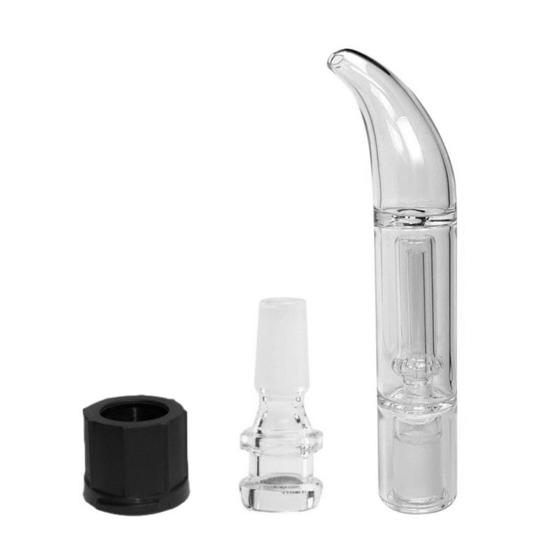 

Mighty V3 plus Neutral Water Filter Glass Tube Crafty + Adapter Glass Bubble Accessories Elbow Suit 1