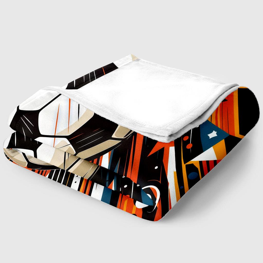 Vibrant Soccer Print thin Flannel Blanket for Bedroom,Living Rooms,Sofas Blankets,Lunch Breaks,blankets fluffy