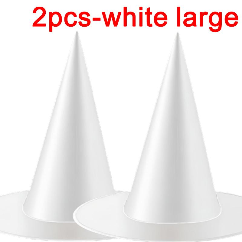 1/2 pezzi Cappello da Strega di Halloween Unisex Cappelli Neri per Adulti Bambini Fornitura per Feste di Halloween Accessorio Costume Cosplay Cappelli da Mago
