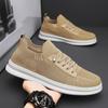 Summer Men's Shoes New Breathable Mesh Shoes Men's Sports Shoes Trend Versatile Flat-bottomed Fly-woven Casual Board Shoes
