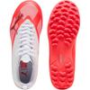 Puma Ultra 7 Play TT Comfortable Lightweight Low-Top Soccer Shoes Kids sneakers White Red 109169-01