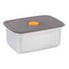 Lunch Box with Lid Stackable Snack Containers Leak-proof Stainless Steel Food Container for Fruits
