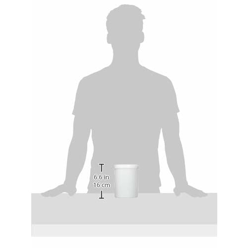 SANPLATEC Hi-Pack Container 2161, 1.5L, Plastic Body and Lid: Polypropylene Resin, Inner Stopper: Polyethylene Resin, Made In Japan, BHI05161