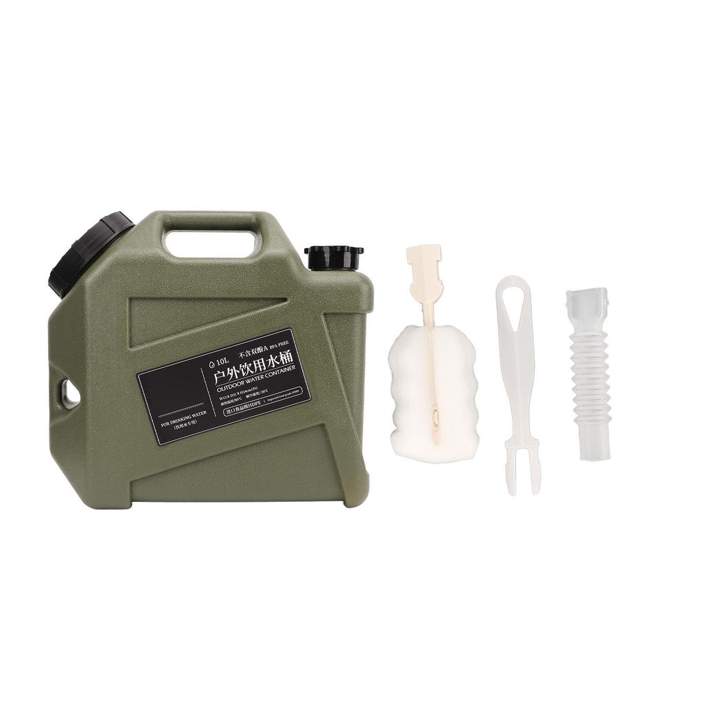 Portable Water Container Leakage Proof Large Water Storage Tank with Faucet for Camping Travel Home