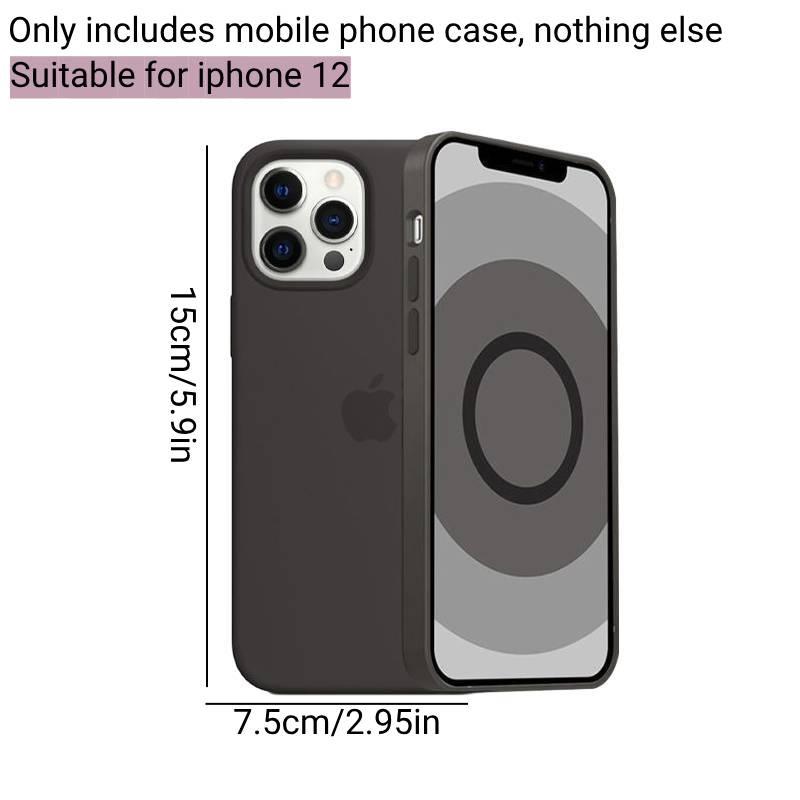 

Durable Liquid Silicone Iphone 12 Pro Max Case Full Body Protection iphone 12 чёрный