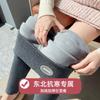 High Waist Velvet Thermal Pants Large Size Northern Women's Winter Wear Versatile Cotton Pants Thickened 0 Grams Lamb Wool Leggings