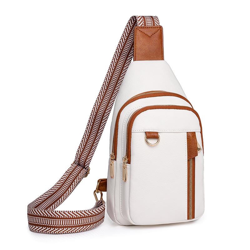 Kožená taška přes rameno Taška přes rameno Multifunkční voděodolná crossbody taška pro ženy