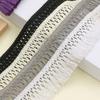 25m Length Sewing 4cm Width Cotton Lace Fabric Trim DIY Craft Cross Hollow Out Fringe Trim Clothing Decor Tassel Trim for Dress