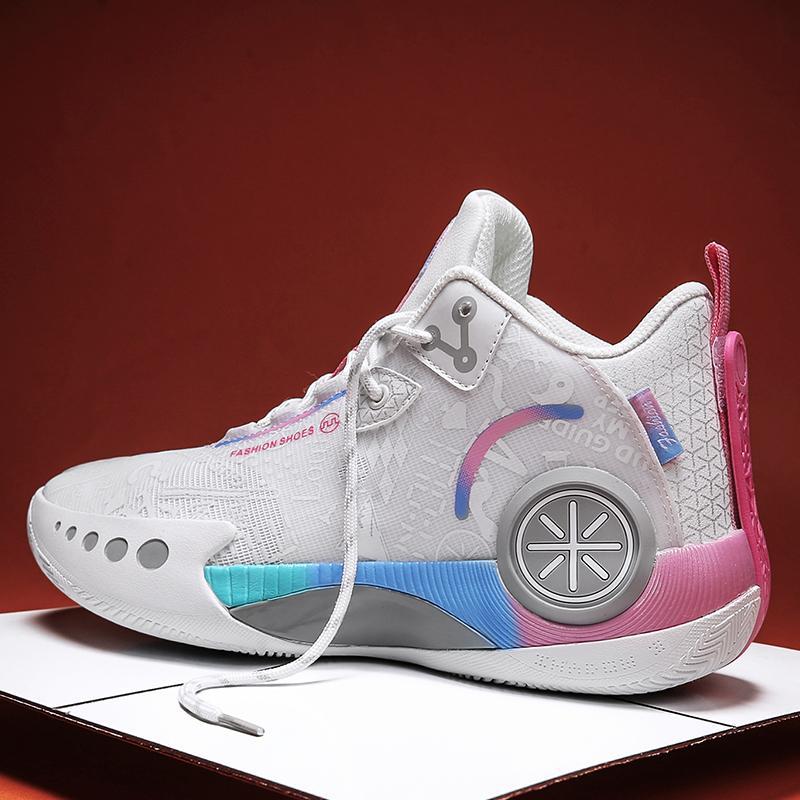 Basketball shoes friction sound phantom 4th generation 3 Wade way 10 Putian non-slip cushioning children's sports shoes men's