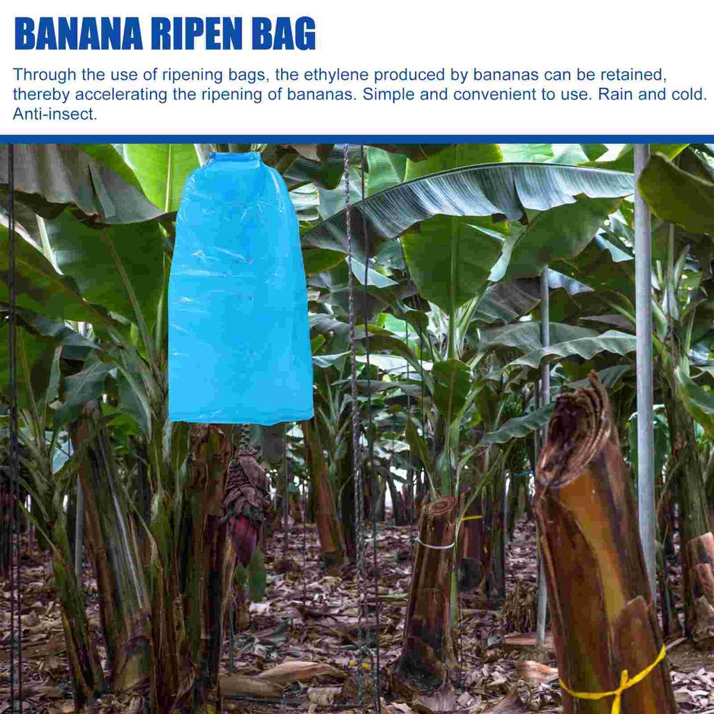 5 Pcs Banana Ripening Bag Reusable Fruit Protector Non Woven Fabric Garden Plant Cover Ethylene Retention Grow Bag For