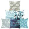 Wave Pattern Decorative Polyester Cushion Cover Throw Sofa Bed Couch Decorative Pillow Case Home Decor 45X45CM Fundas De Cojin