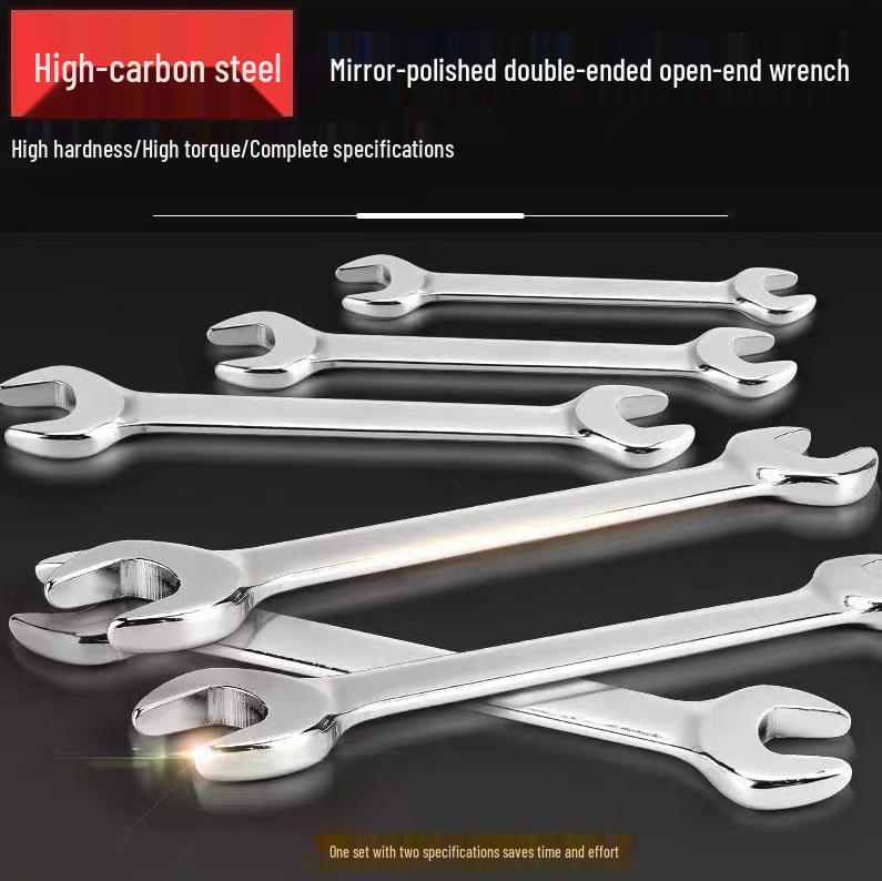 German Imported Double-Head Open-End Wrench for Auto and Electric Vehicle Repair