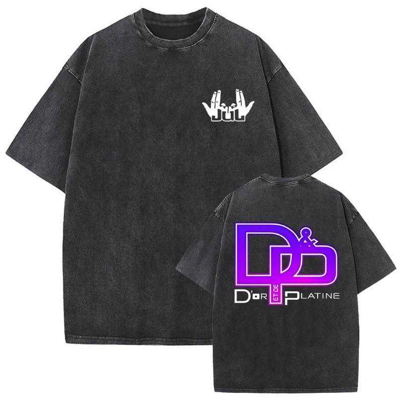 Love Jul 2025 Merch Washed Vintage T-shirt Men Women Fashion Rap Pop Music Streetwear Man Hip Hop Oversized Short Sleeve Tshirt