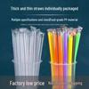Individually Wrapped Disposable Plastic Straws